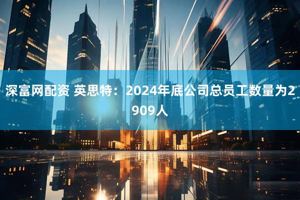 深富网配资 英思特：2024年底公司总员工数量为2909人