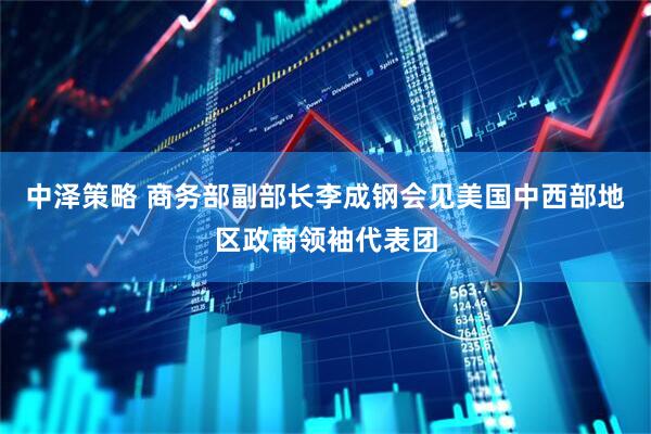 中泽策略 商务部副部长李成钢会见美国中西部地区政商领袖代表团